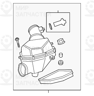 Глушитель шума всасывания воздуха
 BMW 13717843289