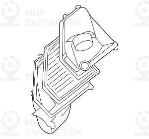 Сменный Элемент Воздушного Фильтра Л
 BMW 13718095807