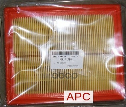 воздушный фильтр двигателя
 HYUNDAI 281133K010