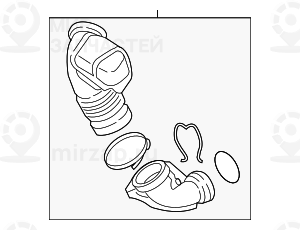 Воздуховод
 BMW 13718601682