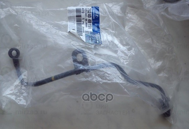 трубка маслопровода
 HYUNDAI 282404B151
