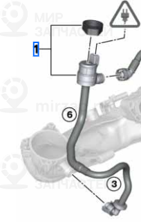 Клапан вентиляции топл.бака с трубопр.
 BMW 13907619305
