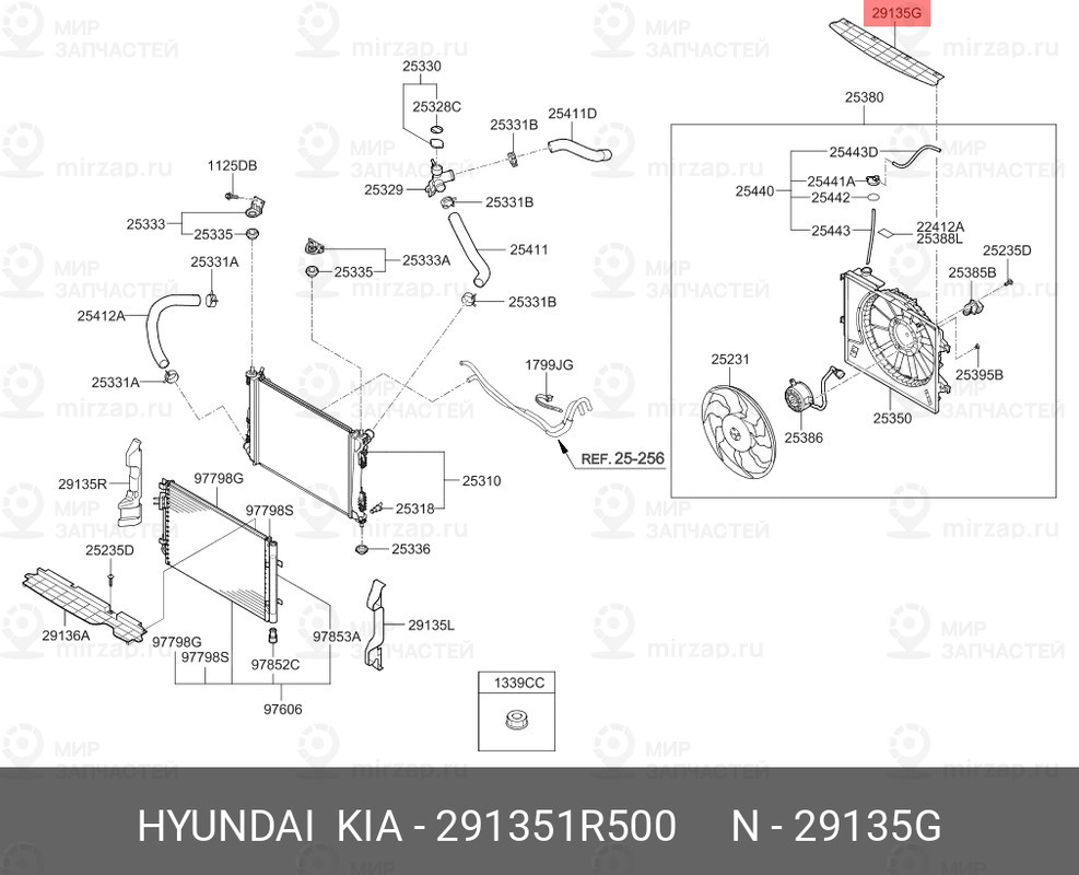 Запчасть HYUNDAI 291351R500