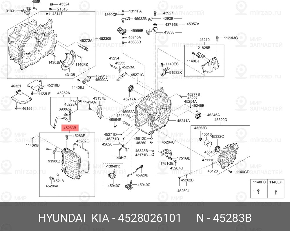 Запчасть HYUNDAI 4528026101