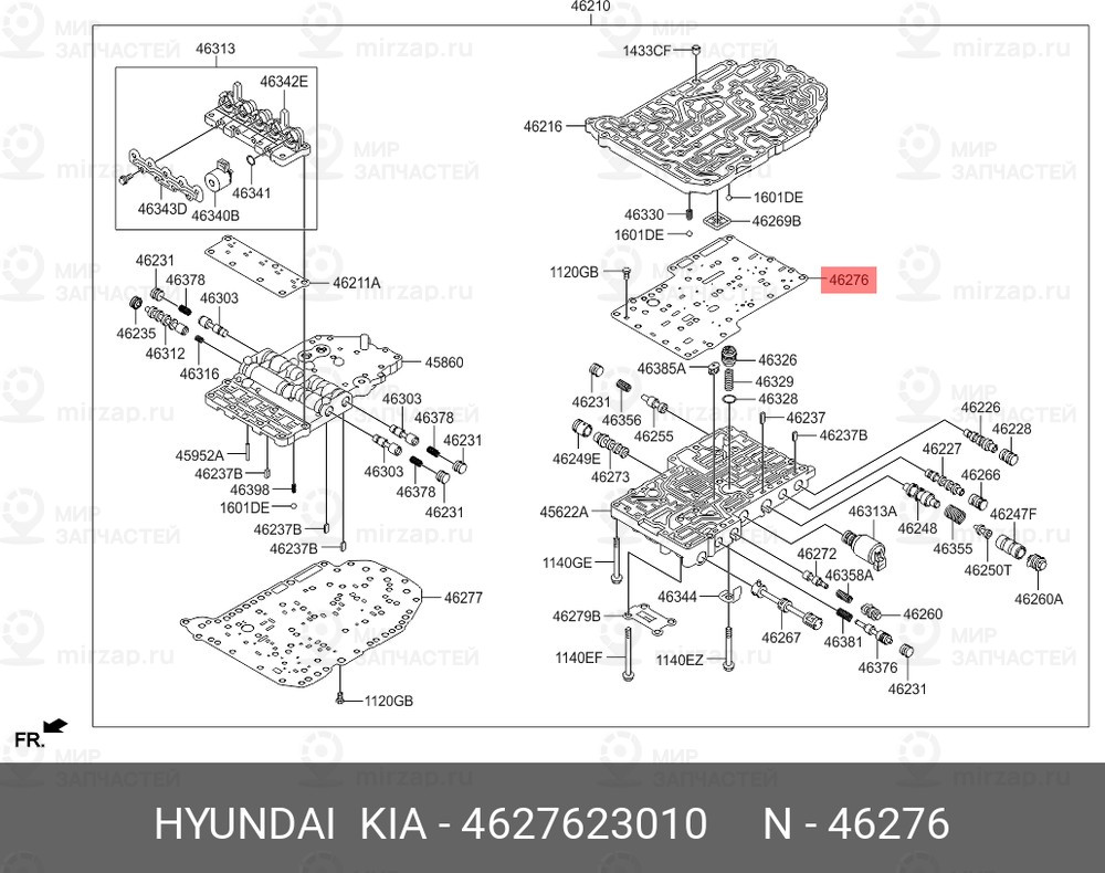 Запчасть HYUNDAI 4627623010
