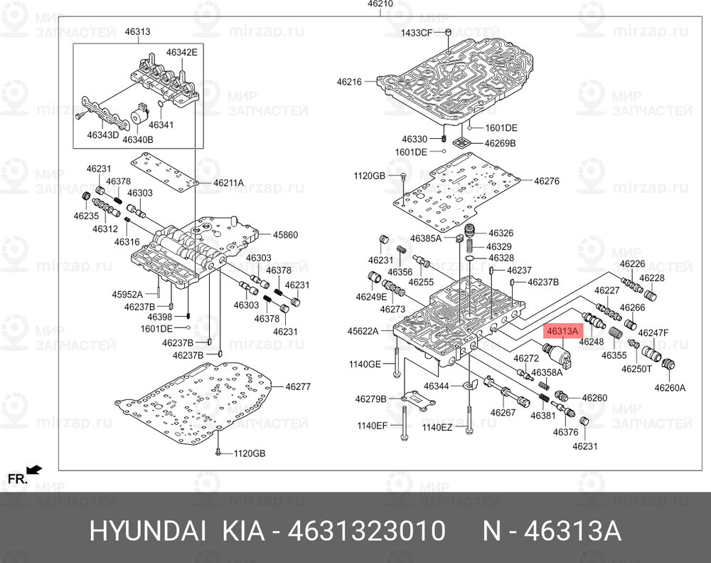 Запчасть HYUNDAI 4631323010