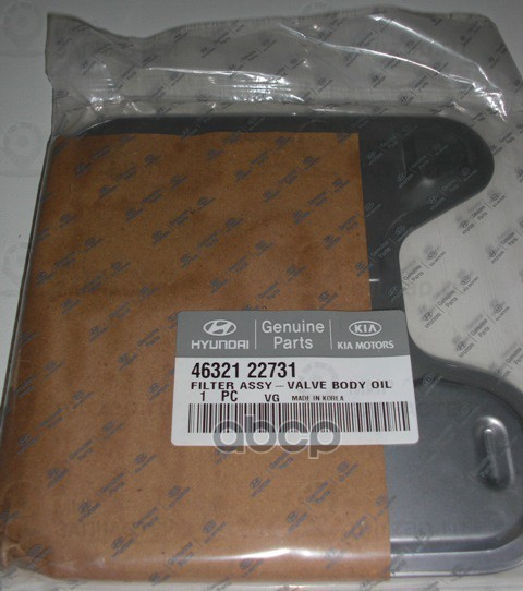 масляный фильтр акпп (бескорпусной конст
 HYUNDAI 4632122731