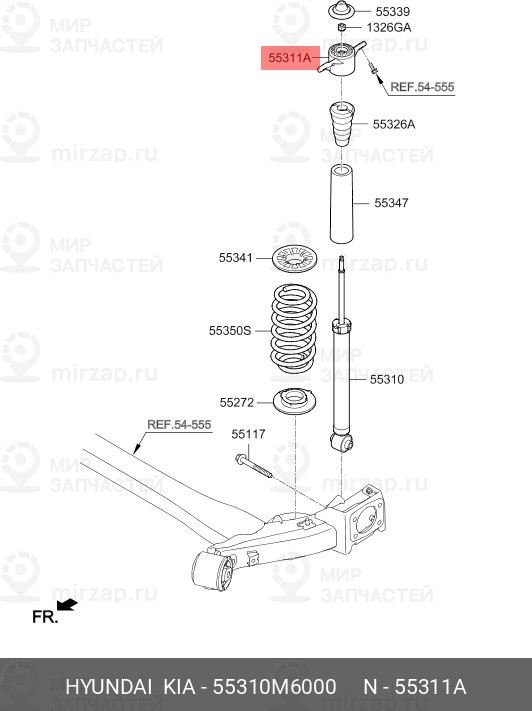 Запчасть HYUNDAI 55310M6000