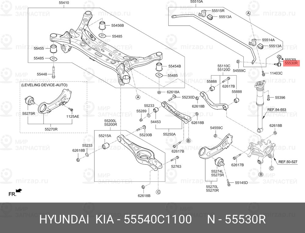Запчасть HYUNDAI 55540C1100