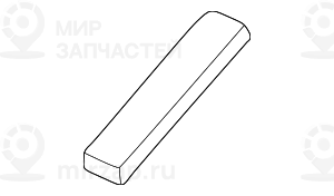 Демпфирующая прокладка 100X25X8
 BMW 16111183268