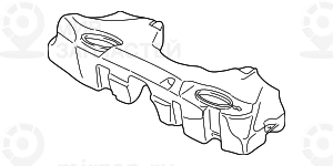 Топливный бак пластмасса с датчиком Л 70L
 BMW 16116752361