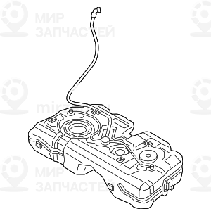 Kraftstofftank Kunststoff
 BMW 16117453430