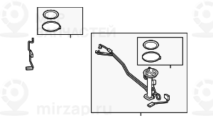 Fцrdereinheit Mit Fьllstandsgeber Links
 BMW 16117494926