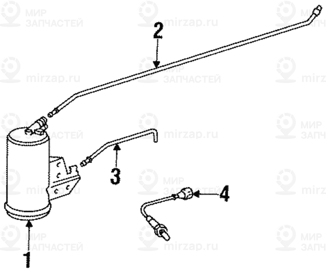 Сливной патрубок фильтра с актив. углем
 BMW 16131181226
