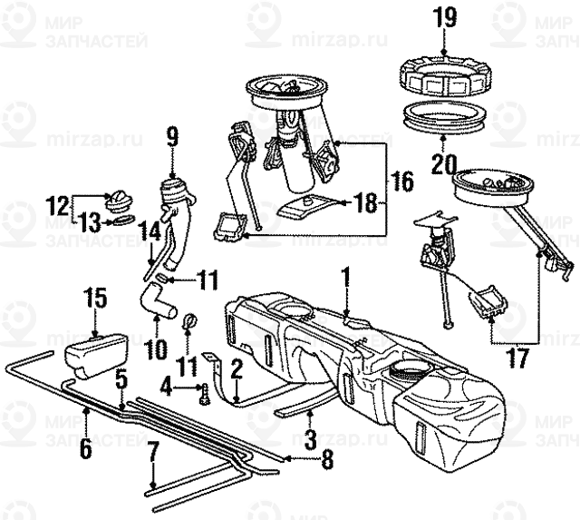 Узел подачи П EKP-VDO
 BMW 16146758735