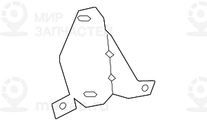 Кронштейн ЭБУ
 BMW 16147199343