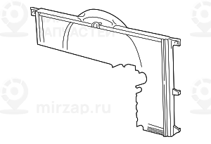 кожух вентилятора
 BMW 17101440252