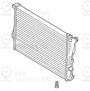Радиатор охлаждающей жидкости
 BMW 17101715319