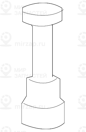 Регулировочный винт радиатора,механич.
 BMW 17111437359
