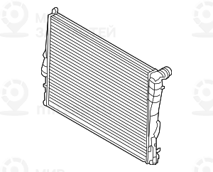 Радиатор охлаждающей жидкости
 BMW 17117532770
