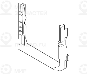 кронштейн модуля
 BMW 17117533538