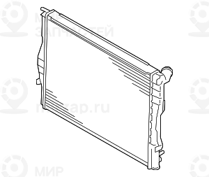Радиатор охлаждающей жидкости
 BMW 17117566339