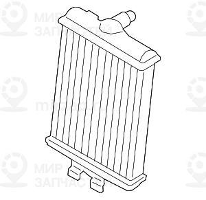 Дополнит.радиатор системы охлаждения
 BMW 17117600697