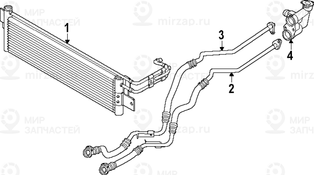 Радиатор Охлаждения Масла Кпп
 BMW 17118095284