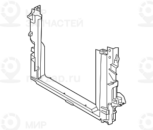 Кронштейн модуля
 BMW 17118570841