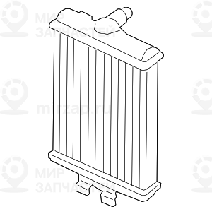 Вынесенный Радиатор Ож
 BMW 17118625447