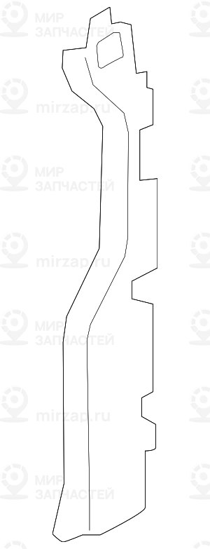 Abdeckung Rechts
 BMW 17118655769