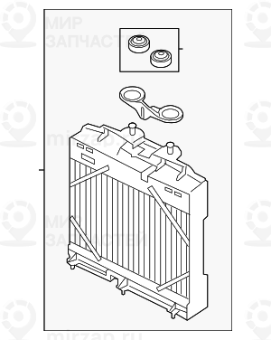 Kгјhlmittelkгјhler
 BMW 17118669004