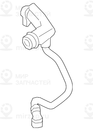Leitung Kьhlmittelpumpe-Wдrmetauscher
 BMW 17127507147