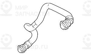 Schlauch Ausgelagerter Kьhlmittelkьhler
 BMW 17127535549