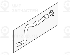 Шланг системы охлаждения
 BMW 17127592646