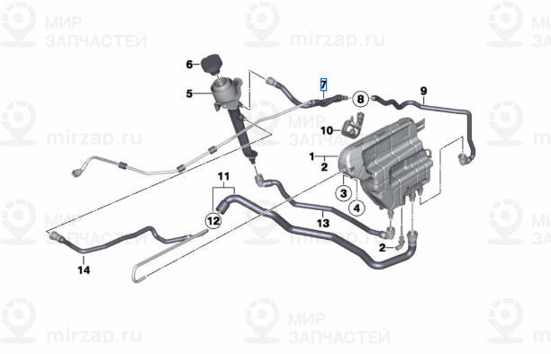 Шланг системы охлаждения
 BMW 17127592872