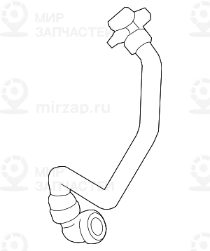 Schlauch Wдrmetauscher-Kьhlmittelrohr
 BMW 17127640014