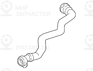 Schlauch Kьhlmittelkьhler-
 BMW 17128572905