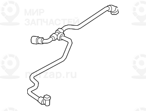 Leitung Heizung-Ausgleichsbehдlter-
 BMW 17128602642