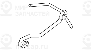 Leitung Entlьftung-Motorentlьftung-
 BMW 17128602666