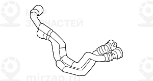 Schlauch Getriebe?l W?rme
 BMW 17128658491