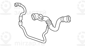 Schlauch Kьhler-Motor
 BMW 17128662840