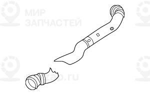Schlauch K?hler-Motor
 BMW 17129797611