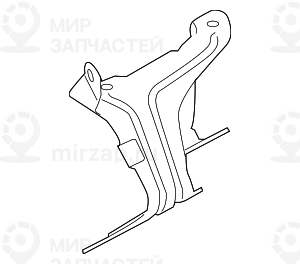 Кронштейн расширительного бачка
 BMW 17137589527