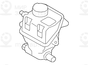 Расширительный бачок
 BMW 17137592472