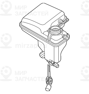 Бачок охлаждающей жидкости e65
 BMW 17137647713