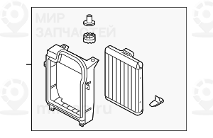 Масляный радиатор
 BMW 17217645692