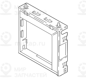 Rahmen Motorцlkьhler
 BMW 17218632134
