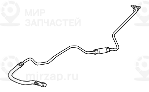 Отвод.трубопр.радиатора охл.масла КПП! заменен на 17227553262
 BMW 17227519262