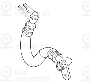 Отводящ.трубопр.радиат.охл.масла в двиг
 BMW 17227560980